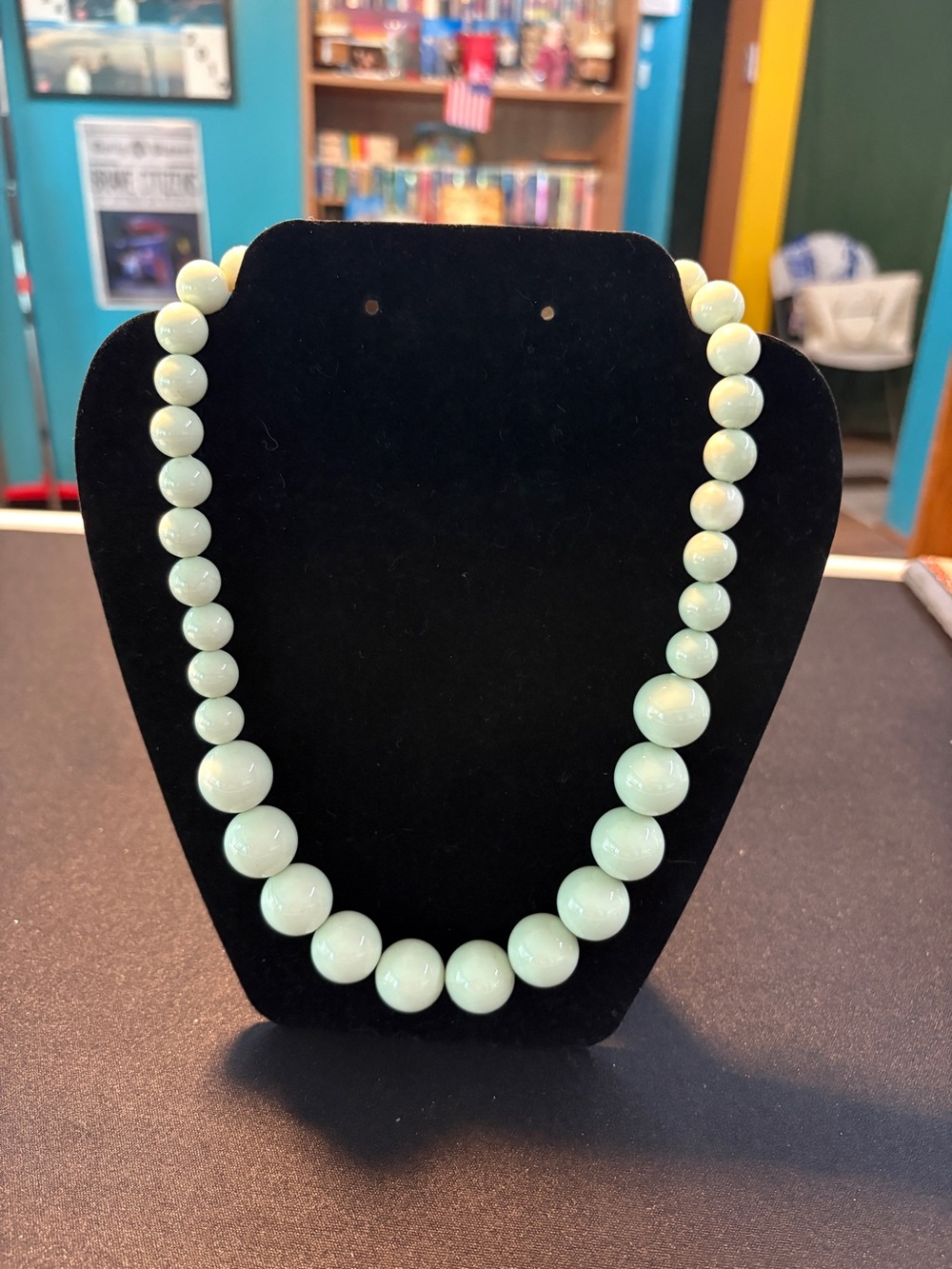 Light Blue Beaded Necklace - Women Jewelry